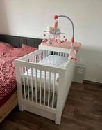 Ledikant wit 60x120 met verschoonblad & lade.Matras s gratis, Kinderen en Baby's, Babywiegjes en Ledikanten, Ophalen, Zo goed als nieuw