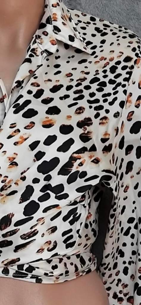 Nieuwe! Prachtige satijnachtige Wikkeltop Pickk Upp mt L, Kleding | Dames, Blouses en Tunieken, Nieuw, Ophalen of Verzenden
