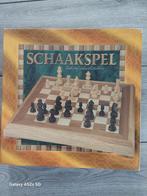 Houten Schaakbord met Schaakstukken - Compleet, Hobby en Vrije tijd, Gezelschapsspellen | Bordspellen, Een of twee spelers, Ophalen