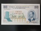 100 francs Luxemburg 1968 jaar, Ophalen of Verzenden, Overige landen, Los biljet