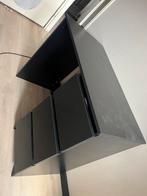 Zwartbruin bureau, Huis en Inrichting, Bureaus, Ophalen, Zo goed als nieuw, Bureau
