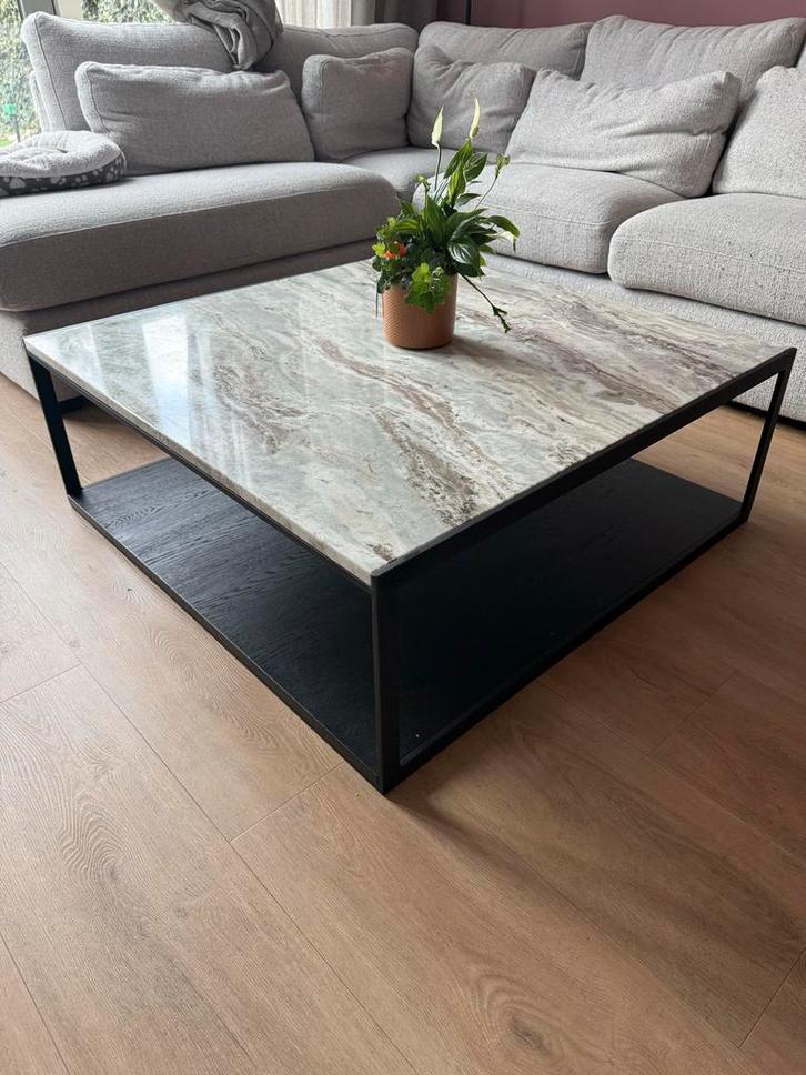 Piet Klerkx Roomdivider Aperto & Salontafel Isis, Huis en Inrichting, Kasten | Boekenkasten, Zo goed als nieuw, 100 tot 150 cm