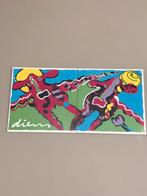 Peter Diem – Vliegende Koeien | Schoonhoven keramiek, Antiek en Kunst, Kunst | Litho's en Zeefdrukken, Ophalen of Verzenden