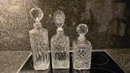 3 kristalen decanteer karaffen, Antiek en Kunst, Ophalen