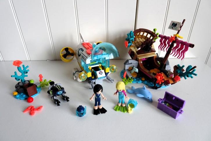 LEGO Friends 41378 Dolfijn Reddingsactie, Kinderen en Baby's, Speelgoed | Duplo en Lego, Gebruikt, Ophalen of Verzenden