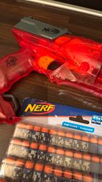 NERF Elite 2x pistool rood met navul nieuw, Ophalen of Verzenden, Zo goed als nieuw