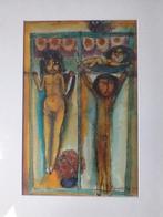 Judith Boer: Naakten (1975), Antiek en Kunst, Kunst | Schilderijen | Modern, Ophalen of Verzenden