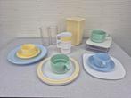 Vintage Mepal campingservies 17 st. Buiten servies 2 pers., Gebruikt, ., Ophalen of Verzenden, .
