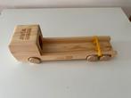 Hout truck fles houder, Huis en Inrichting, Woonaccessoires | Wijnrekken, Nieuw, Ophalen of Verzenden, Minder dan 5 flessen, Minder dan 50 cm