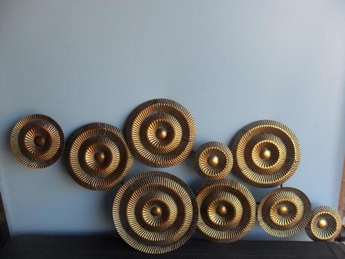 Metalen wanddecoratie, Huis en Inrichting, Woonaccessoires | Wanddecoraties, Zo goed als nieuw, Ophalen