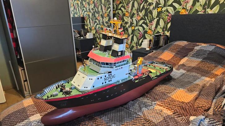 Nordic Sleepboot Schaal 1:72, Hobby en Vrije tijd, Modelbouw | Boten en Schepen, Nieuw, 1:50 tot 1:200, Overige merken, Ophalen