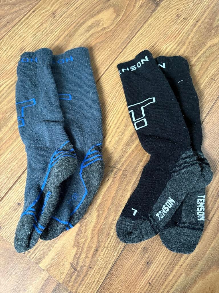 2 paar skisokken Tenson maat 27-30, Overige merken, Gebruikt, 100 tot 140 cm, Ophalen of Verzenden