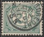 Nederland 1899 55 Cijfer 2,5c, Gest, Postzegels en Munten, Postzegels | Nederland, Ophalen of Verzenden, Na 1940, Gestempeld