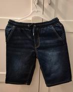 Korte spijkerbroek donkerblauw maat 152 ZGAN, Ophalen of Verzenden, Zo goed als nieuw, Jongen, Broek
