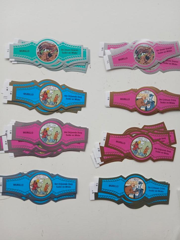 Suske en Wiske Sigarenbandjes - Diverse Albums 1, Verzamelen, Overige Verzamelen, Gebruikt, Ophalen of Verzenden