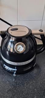 KitchenAid Waterkoker - Temperatuurregelaar - Zwart, Ophalen of Verzenden, Gebruikt, Gietijzer