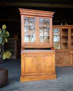 Antieke teakhouten grutterskast | Apothekerskast teak #2695, Antiek en Kunst, Antiek | Meubels | Kasten, Ophalen of Verzenden