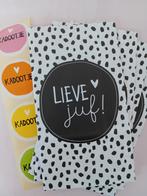 Blokcadeauzakjes lieve juf! Met stickers, Kinderen en Baby's, Kraamcadeaus en Geboorteborden, Ophalen of Verzenden, Zo goed als nieuw