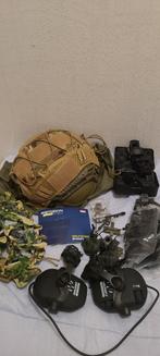 NFP Doks helm P6n Batlskin Viper incl accessoires, Ophalen of Verzenden, Landmacht, Nederland, Helm of Baret