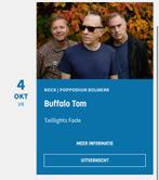 Gezocht: kaarten Buffalo Tom in Sneek: 4 okt, Tickets en Kaartjes, Oktober, Twee personen