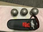 Jeu de boules ballen met tas zie foto’s, Ophalen, Zo goed als nieuw, Bal