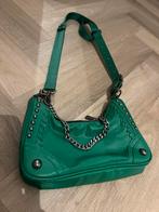 Groene Schoudertas Zara met Ketting Detail, Ophalen of Verzenden, Zo goed als nieuw, Groen, Schoudertasje