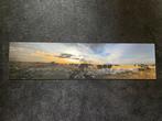 Panoramafoto Landschap met koeien op plexiglas – 120 x 30 cm, Ophalen