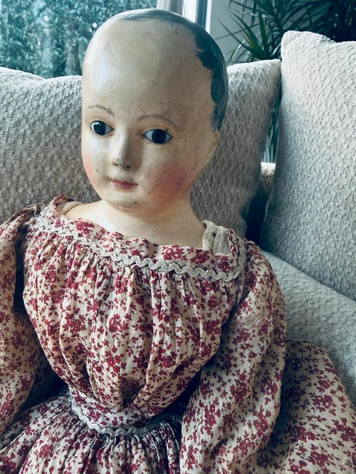 ## Antieke pop & Beer &veel accessoires ##, Kinderen en Baby's, Speelgoed | Poppen, Zo goed als nieuw, Overige typen, Ophalen