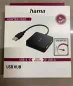 Nieuw! Hama 00200121 adapter/hubs USB Hub 4 x USB-A, Ophalen of Verzenden, Nieuw, USB-hub, Hama