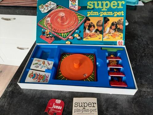 Super Pim Pam Pet geweldig spel en lekker groot, Hobby en Vrije tijd, Gezelschapsspellen | Bordspellen, Gebruikt, Ophalen of Verzenden