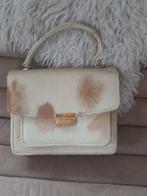 Vintage Koeienhuid Tas, Ophalen of Verzenden, Gebruikt, Beige, Handtas