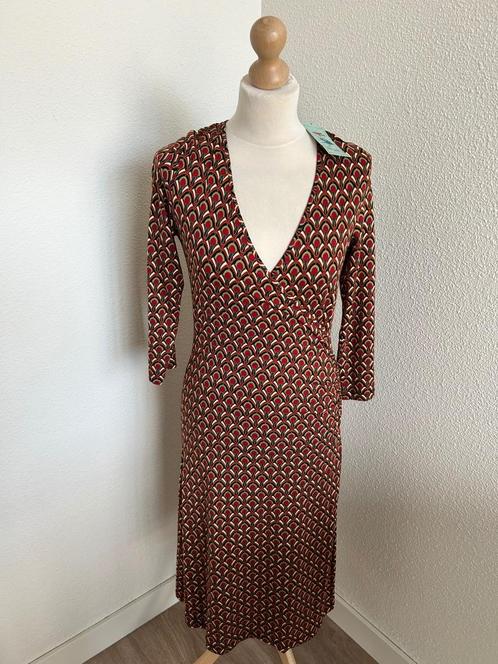 King Louie maat M NIEUW calypso crossdress 2368, Kleding | Dames, Jurken, Nieuw, Maat 38/40 (M), Rood, Knielengte, Ophalen of Verzenden
