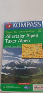 Wandel/fietskaart Zillertaler Alpen; Tuxer Alpen, Boeken, Atlassen en Landkaarten, Zo goed als nieuw, 1800 tot 2000, Landkaart