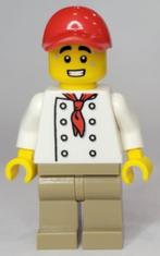 Lego twn433 Hot dog Vendor minifigure van Loop Coaster 10303, Kinderen en Baby's, Speelgoed | Duplo en Lego, Ophalen of Verzenden