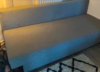 Grijze Slaapbank met Opbergruimte, Huis en Inrichting, Ophalen, Tweepersoons, Zo goed als nieuw, Overige maten