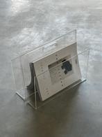 Vintage design plexi lectuurbak, Ophalen, Zo goed als nieuw