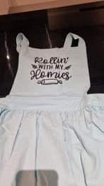 sweet stamp lichtblauw schort nieuw!, Kleding | Dames, Overige Dameskleding, Sweet stamp, Ophalen of Verzenden, Nieuw