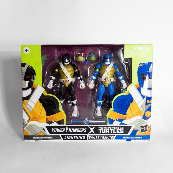 Power Rangers x Ninja Turtles Donatello & Leonardo - Nieuw, Kinderen en Baby's, Speelgoed | Actiefiguren, Zo goed als nieuw, Ophalen of Verzenden