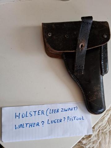 Leren Holster 38k - Walther/Luger? beschikbaar voor biedingen