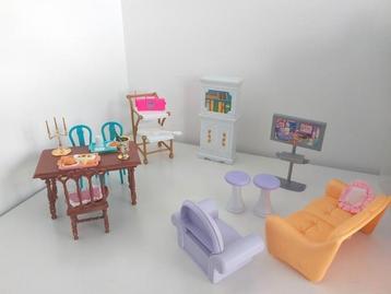 Woonkamer meubels voor Barbie beschikbaar voor biedingen