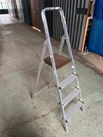 Aluminium 3 treden trap, Doe-het-zelf en Verbouw, Ladders en Trappen, Ophalen, Gebruikt, Trap, Minder dan 2 meter