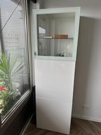 IKEA Besta kast met deuren, wit, hoogglans, Huis en Inrichting, Ophalen, 50 tot 100 cm, Zo goed als nieuw, 25 tot 50 cm