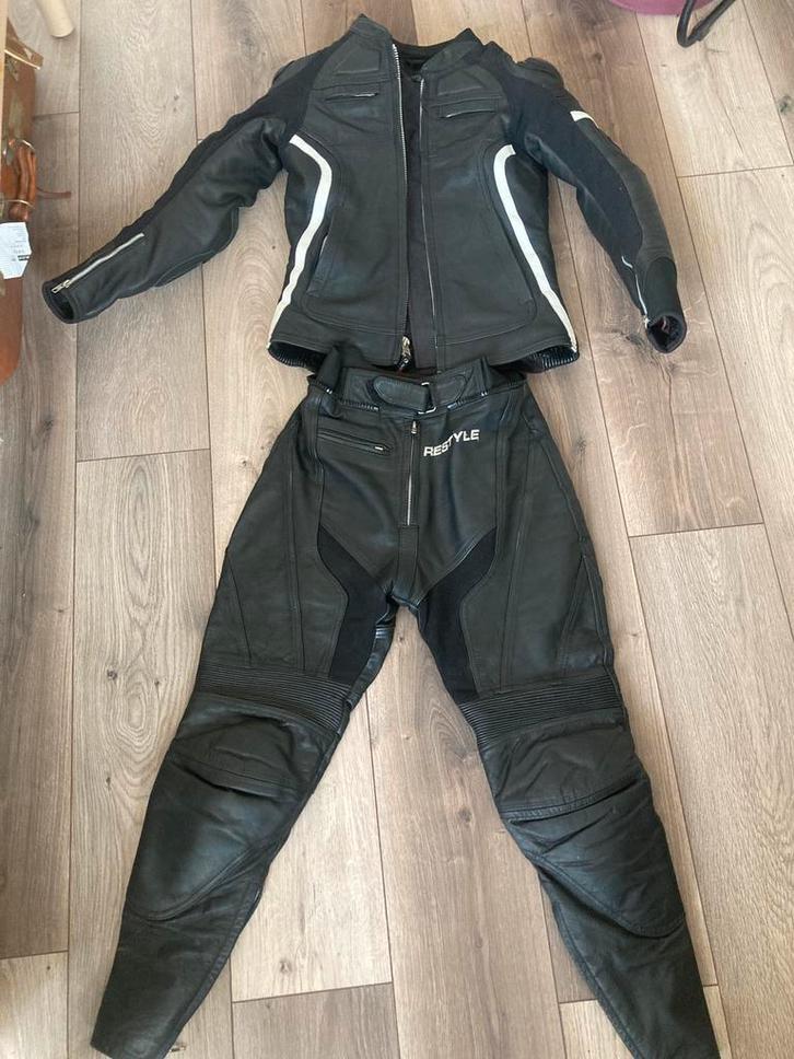 Motorpak dames leer XS/S, Motoren, Kleding | Motorkleding, Combipak, Dames, Tweedehands, Ophalen of Verzenden
