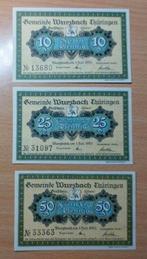 Duits Notgeld Wurzbach Noodgeld, Ophalen of Verzenden, Duitsland