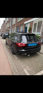 AMG Line Mercedes-Benz C-Klasse C180 156pk 9G-TRONIC 2019, Achterwielaandrijving, 1800 kg, Zwart, Stationwagon