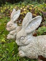 Set konijnen tuinbeelden, Tuin en Terras, Tuinbeelden, Ophalen of Verzenden
