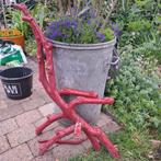 Antiek zwaar gietijzeren tuinbank steunen klusobject, Antiek en Kunst, Curiosa en Brocante, Ophalen
