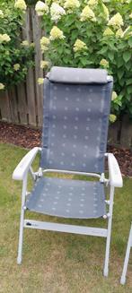 Licht gewicht camping stoelen Dukdalf, 4 stuks grijs, Caravans en Kamperen, Ophalen, Zo goed als nieuw, Campingstoel