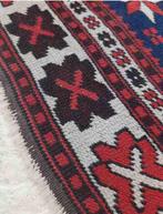 Oosters tapijt kleed rood blauw bruin 187/110, Antiek en Kunst, Ophalen of Verzenden