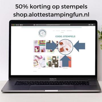 50% korting op gebruikte stempels van Stampin' Up! beschikbaar voor biedingen